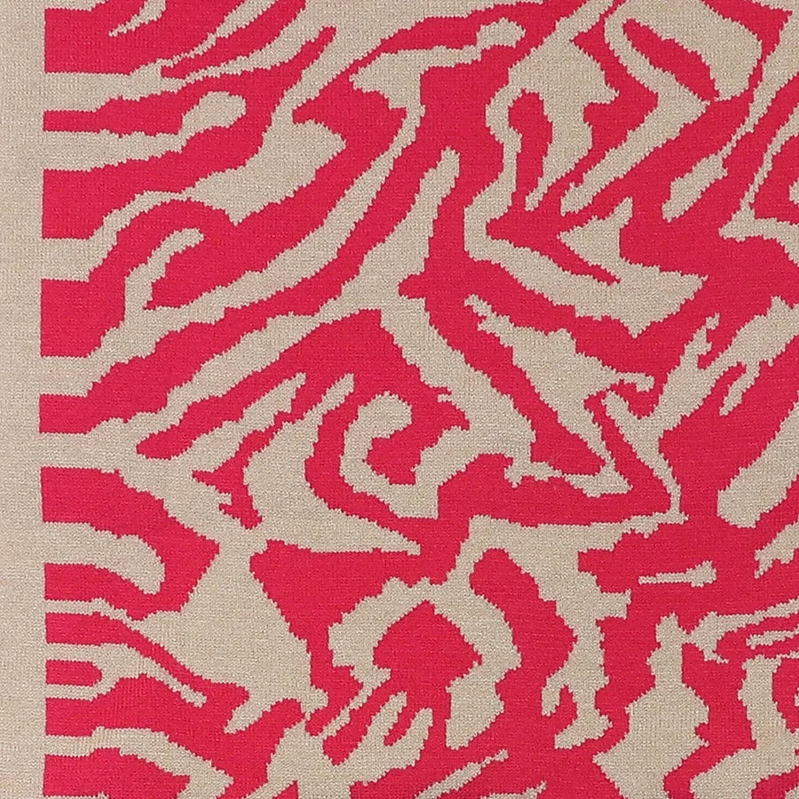 Rasberry Recycled Mix Wrap Around Scarf