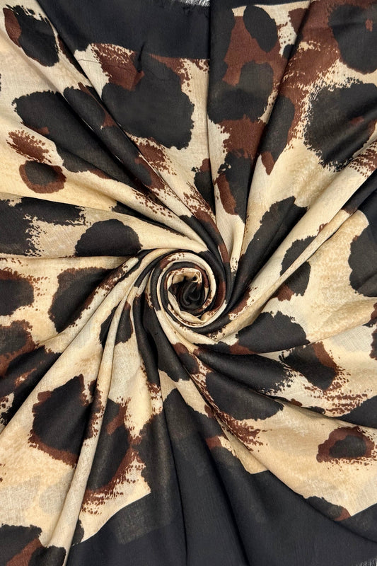 Luxe Leopard Print Scarf