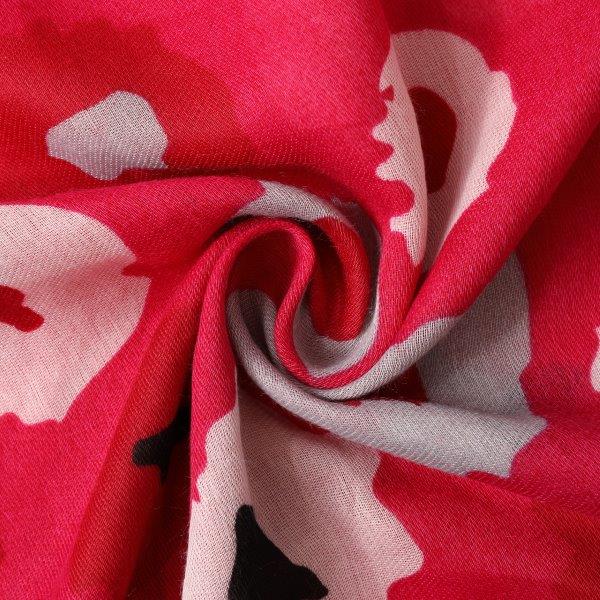 Eco Style Scarf | Animal Print Fuchsia