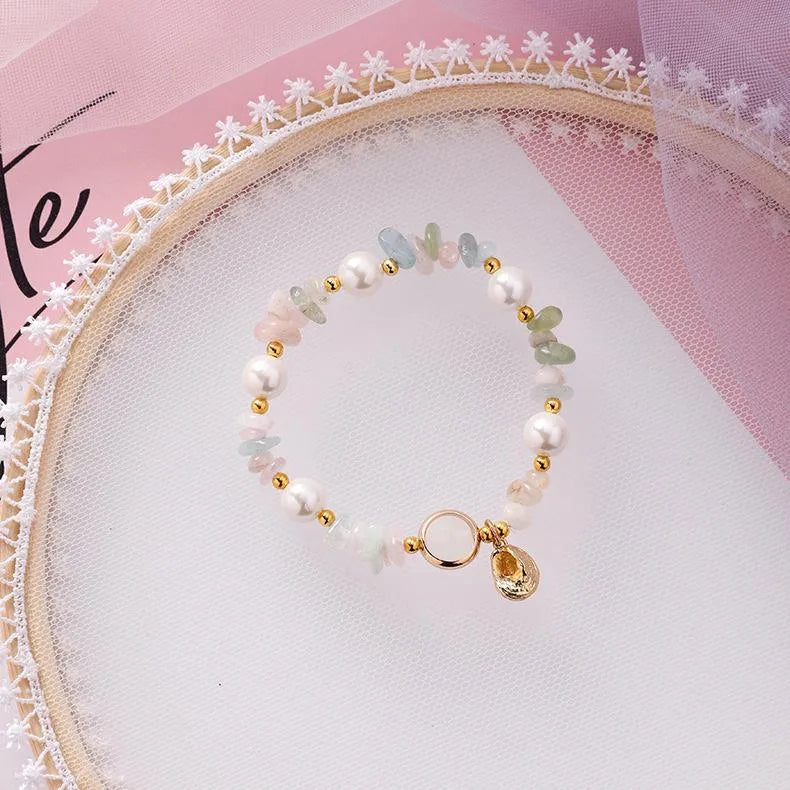 Natural Stone Bracelet | Beige
