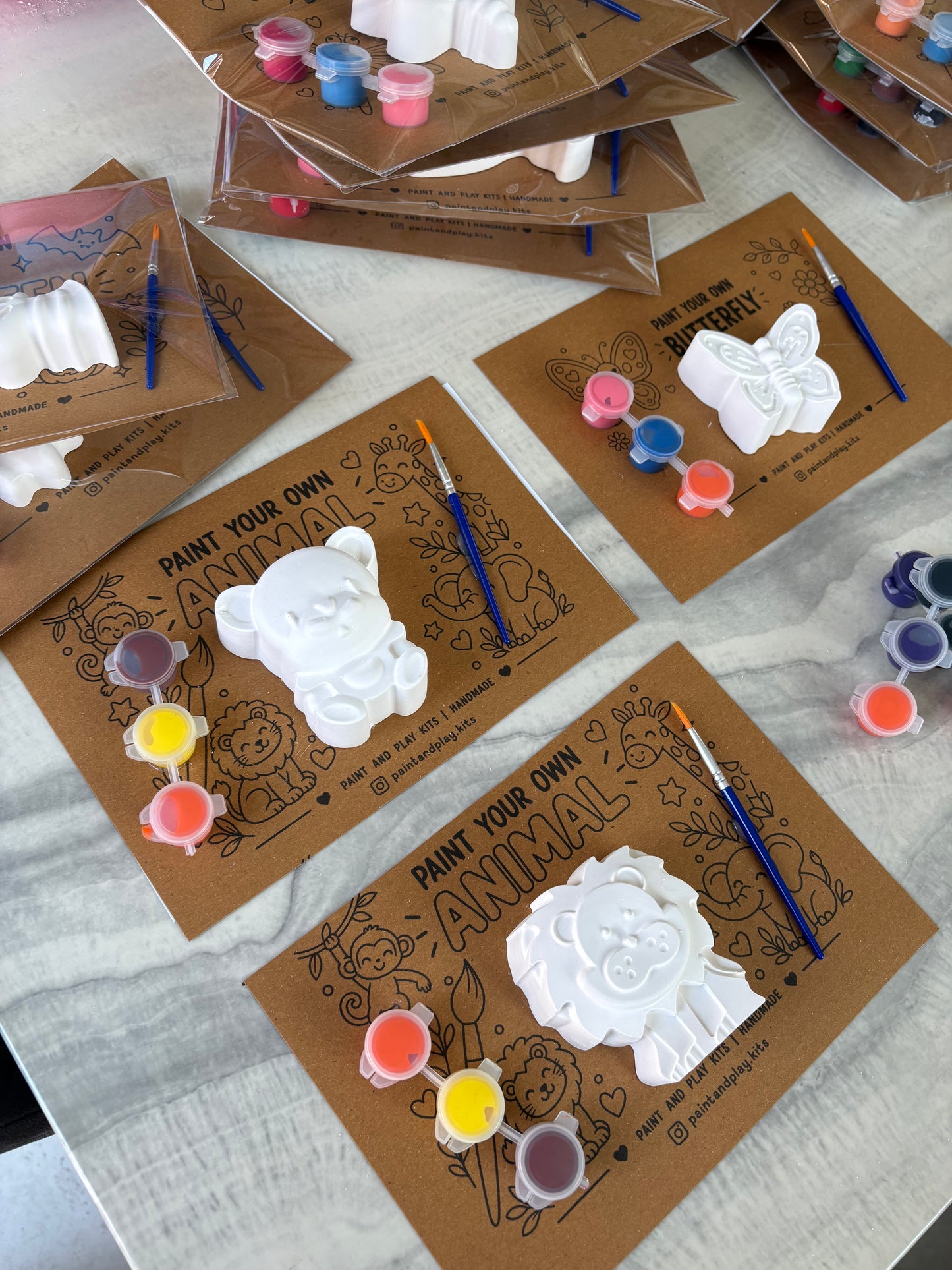 Handmade Plaster Halloween Painting Kit