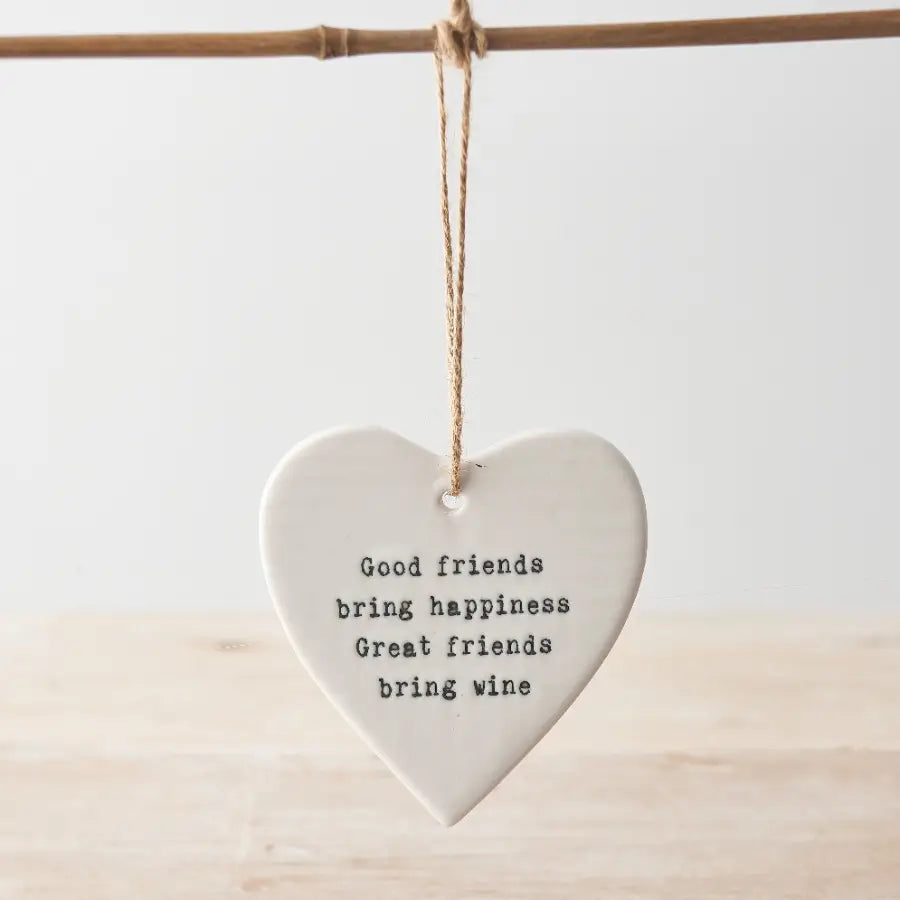 Porcelain Heart | Good Friends 9.5cm
