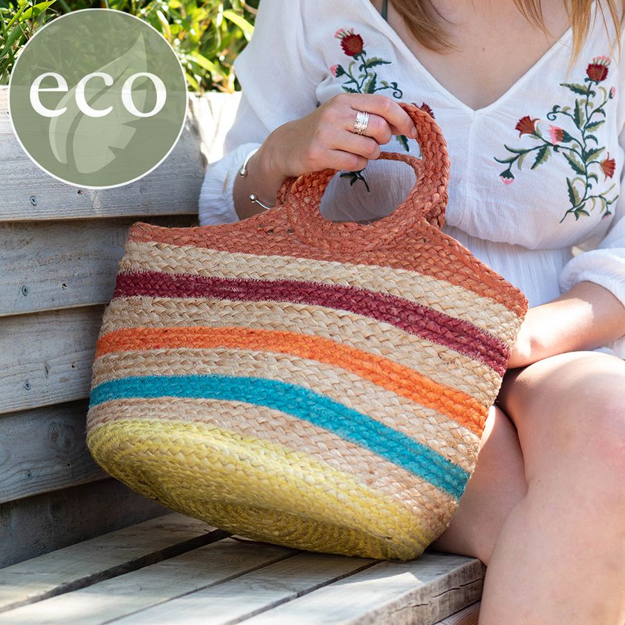 Jute Bag | Orange Mix