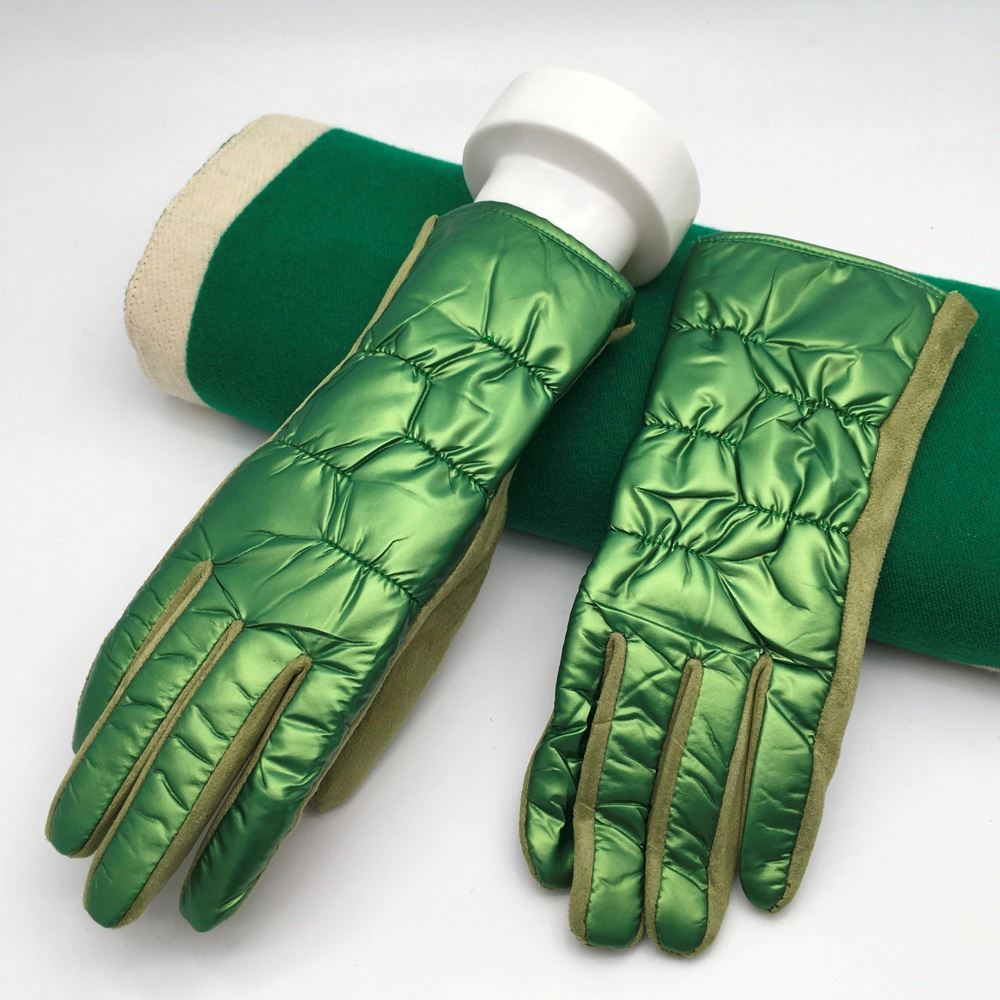 Two Tone Gloves | Green