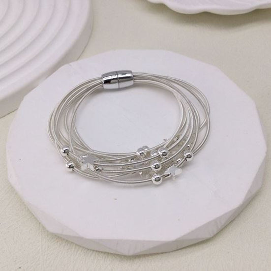 Multi Strand Star Bracelet Bangle