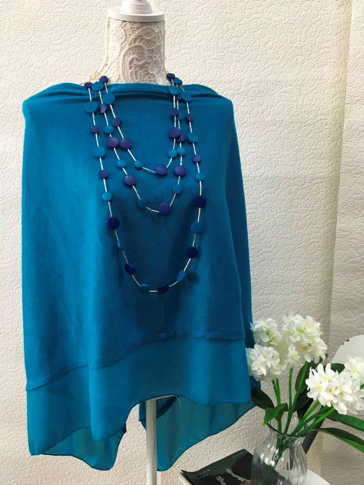 Poncho & Necklace Duo