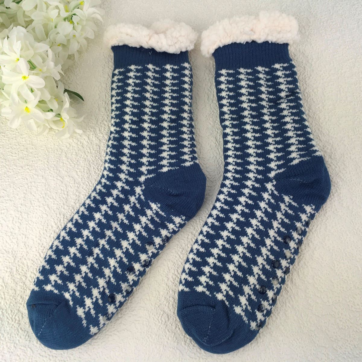 Cosy Slipper Socks | Blue