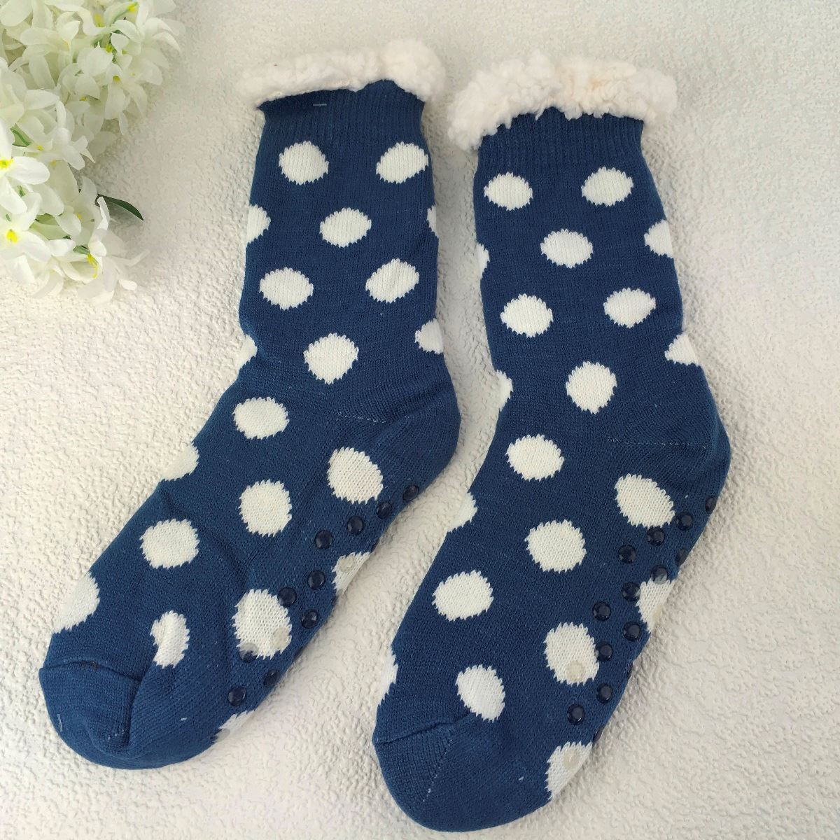 Cosy Slipper Socks | Blue