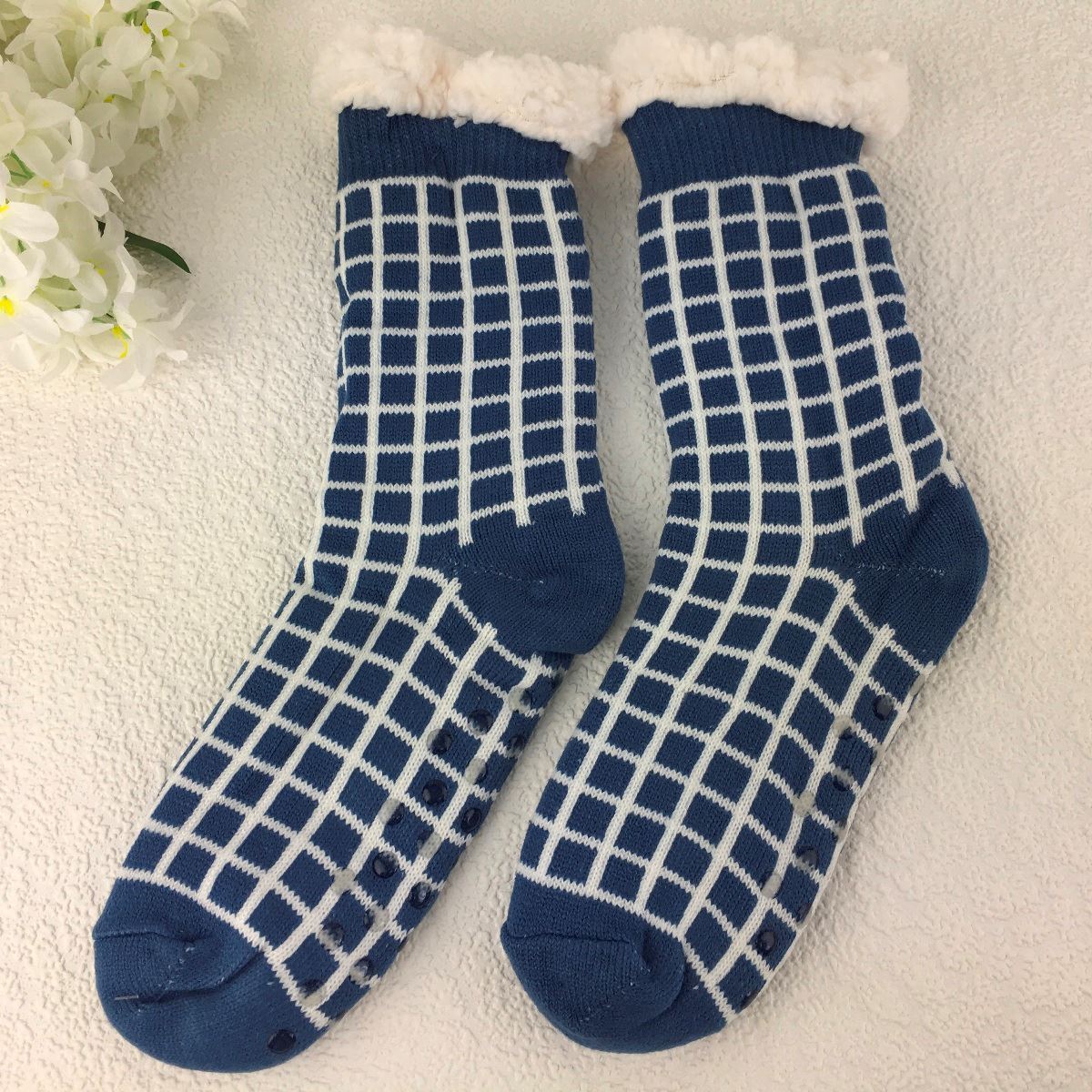 Cosy Slipper Socks | Blue