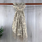 Animal Print Warm Tassel Scarf