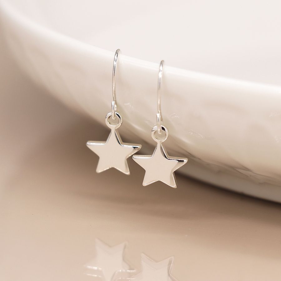 Star Drop Earrings