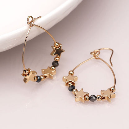 Teardrop Star Earrings