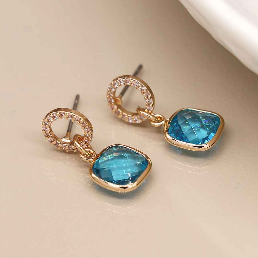 Crystal Circle & Aqua Drop Hearings