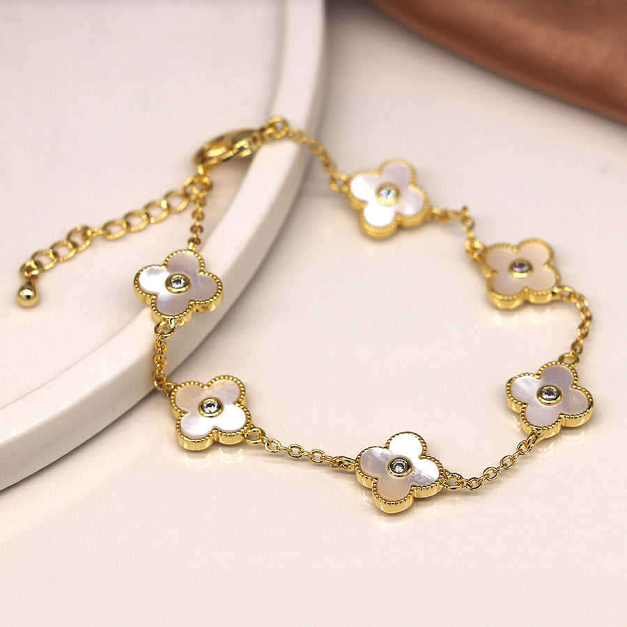 Quatrefoil Foil Bracelet