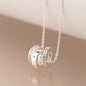Triple Mini Crystal Rings Necklace