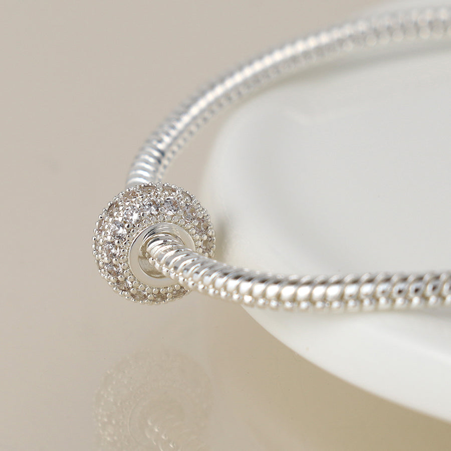 Pave Crystal Hoop Bracelet