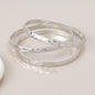 Hammered Worn Bangle Set