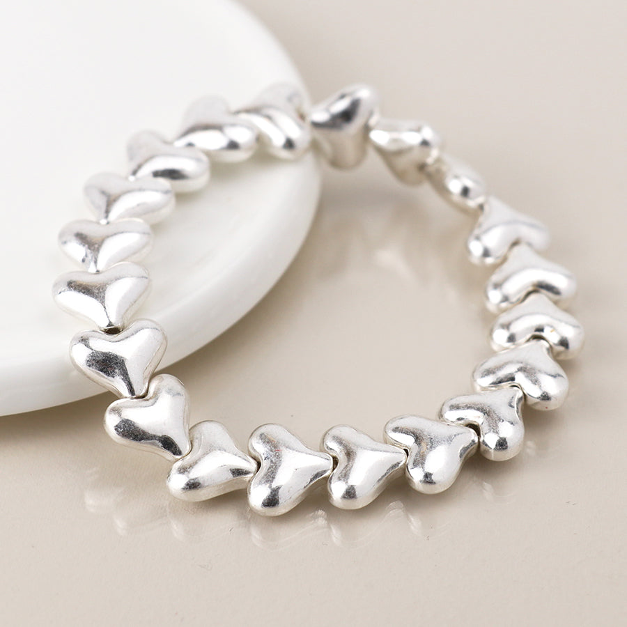 Worn Hearts Bracelet