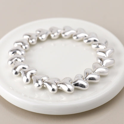 Worn Hearts Bracelet