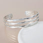 Hammered Worn Bangle