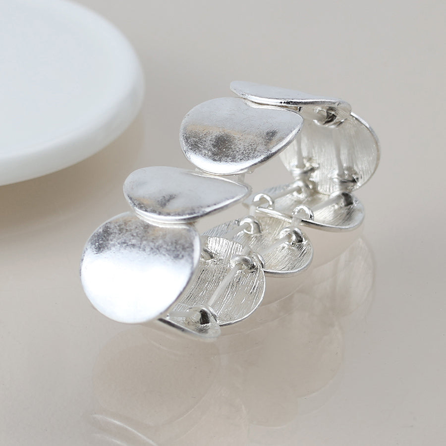 Worn Disc Stretch Bracelet