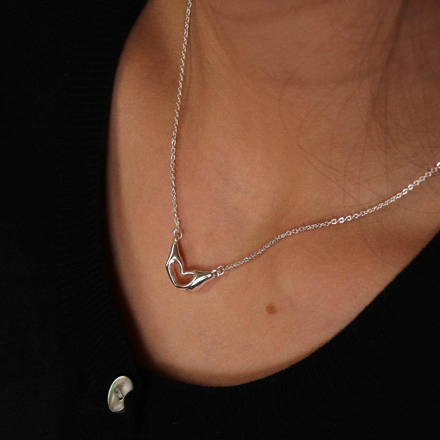 Heart Hands Necklace