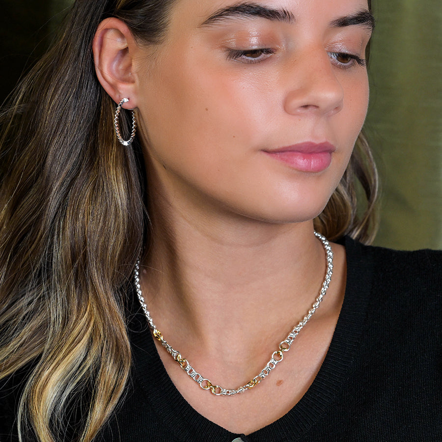 Knots & Crosses Linked Necklace