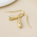 Simple Curve Earrings | Gold