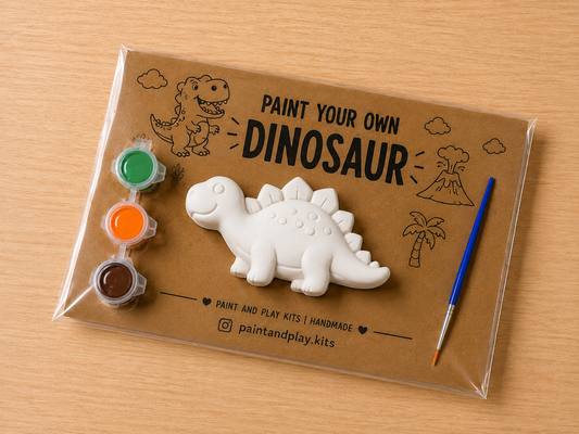 Handmade Plaster Dinosaur Painting Kit