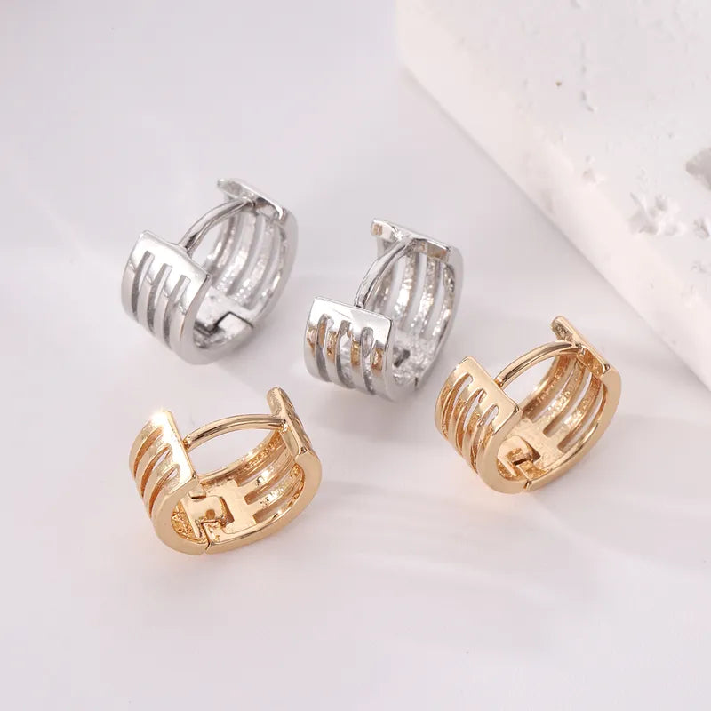 Elegant Solid Hoops