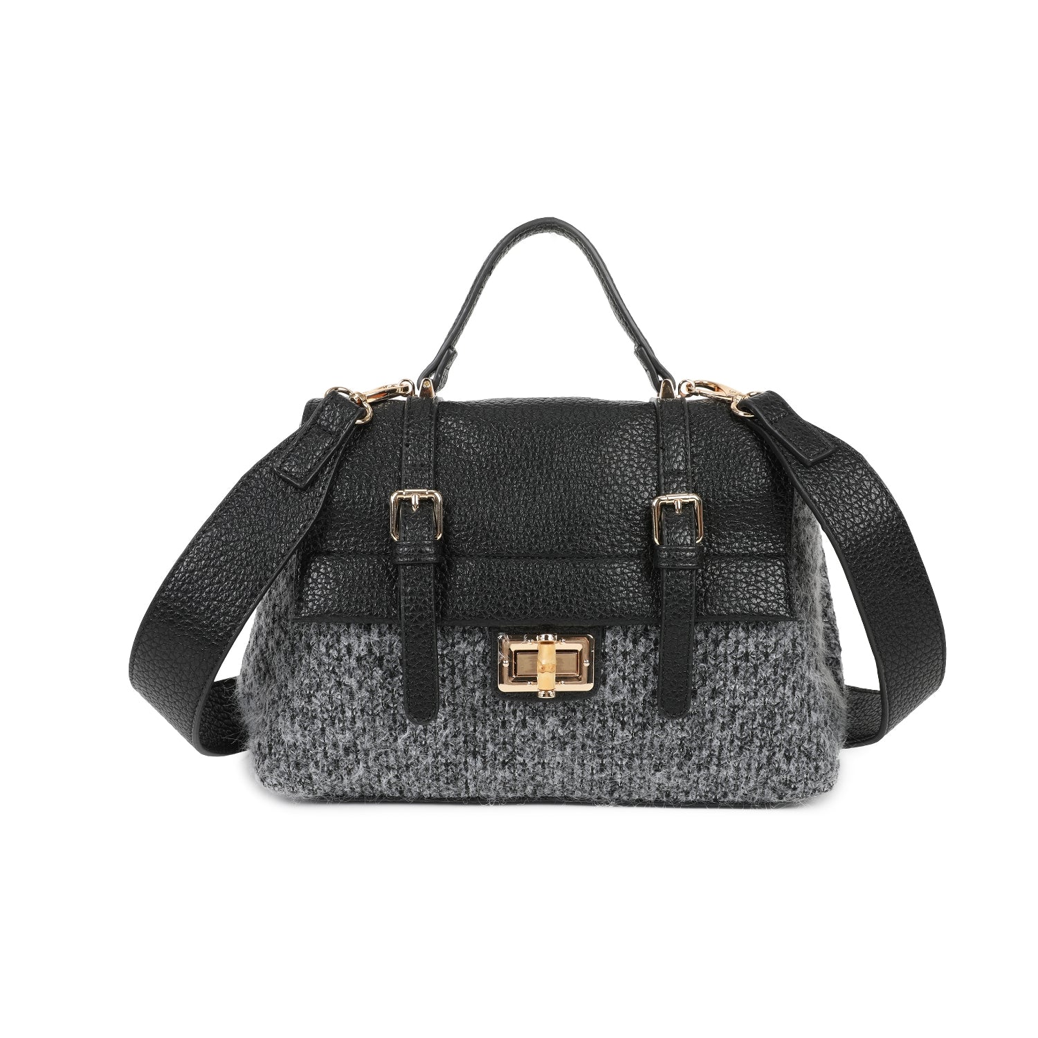Tweed Satchel Bag