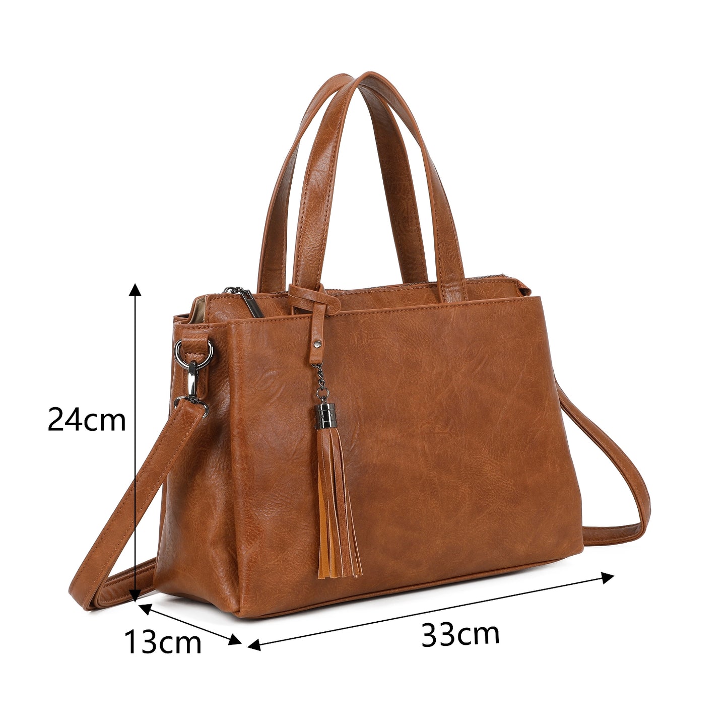 Tassel Charm Tote Bag