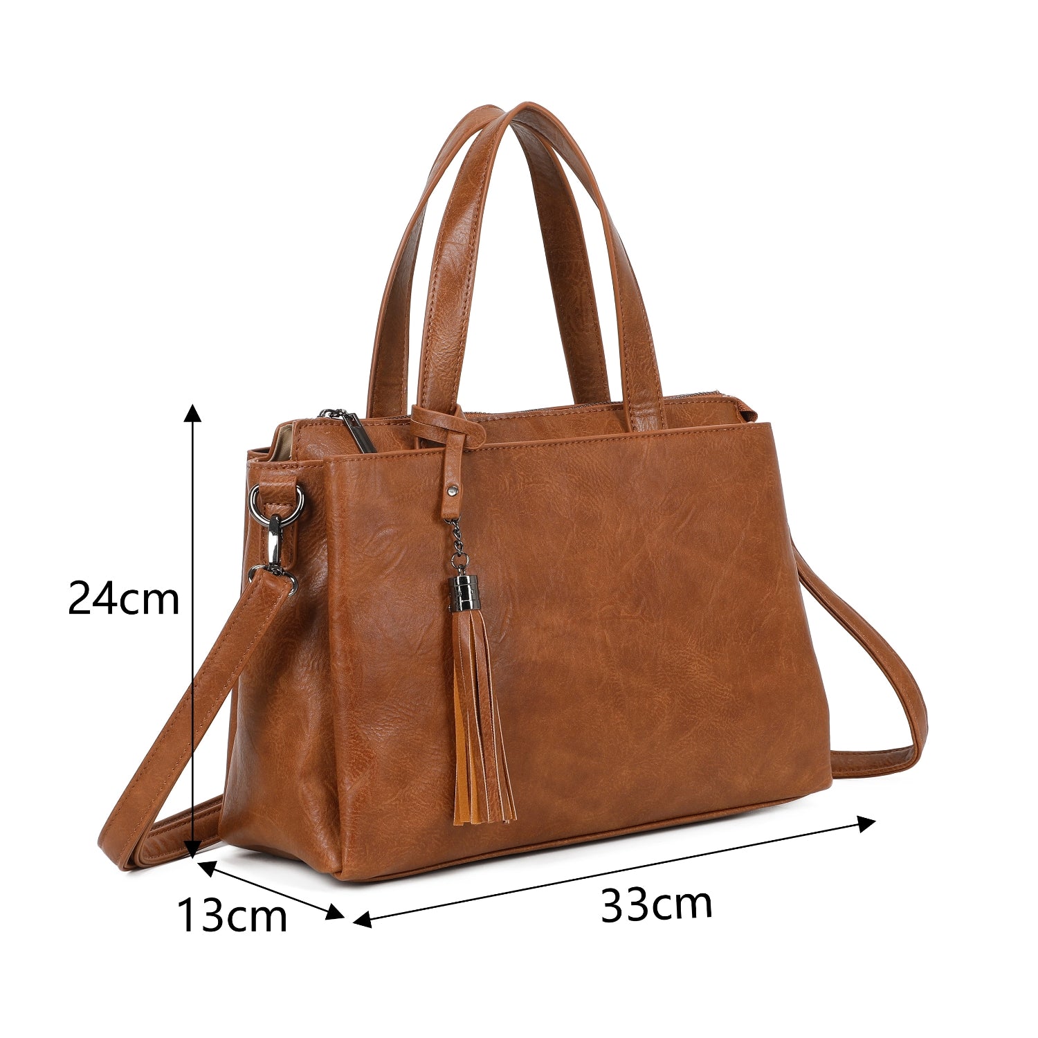 Tassel Charm Tote Bag