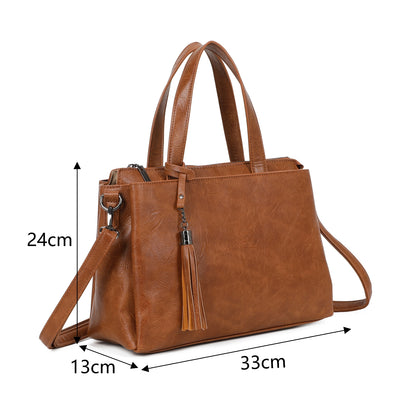 Tassel Charm Tote Bag