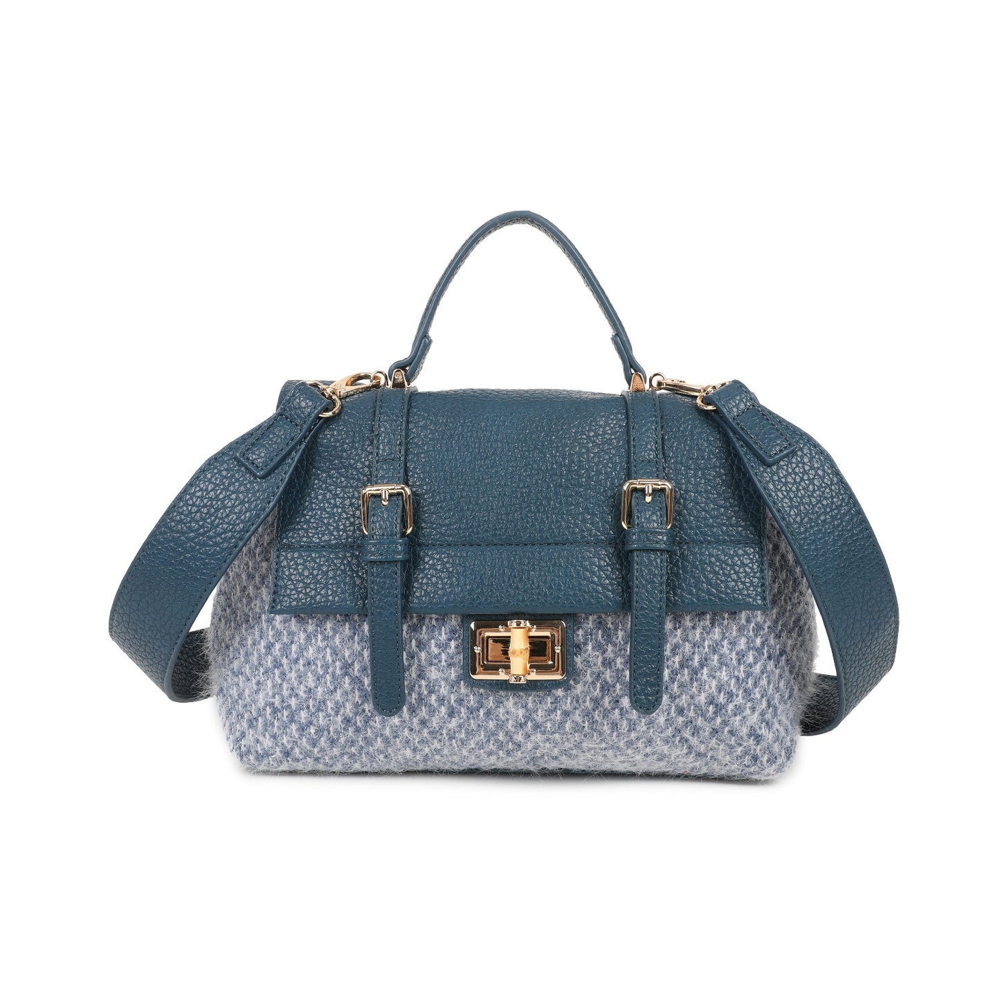 Tweed Satchel Bag