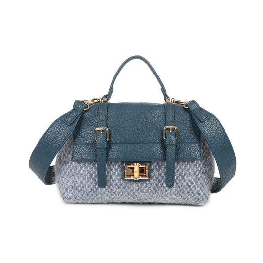 Tweed Satchel Bag