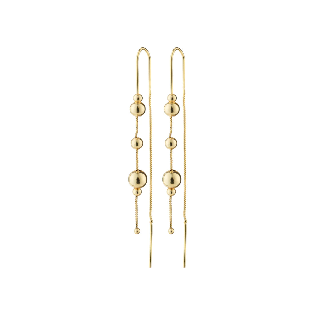 Pilgrim: Etine Recycled Chain Earrings GP