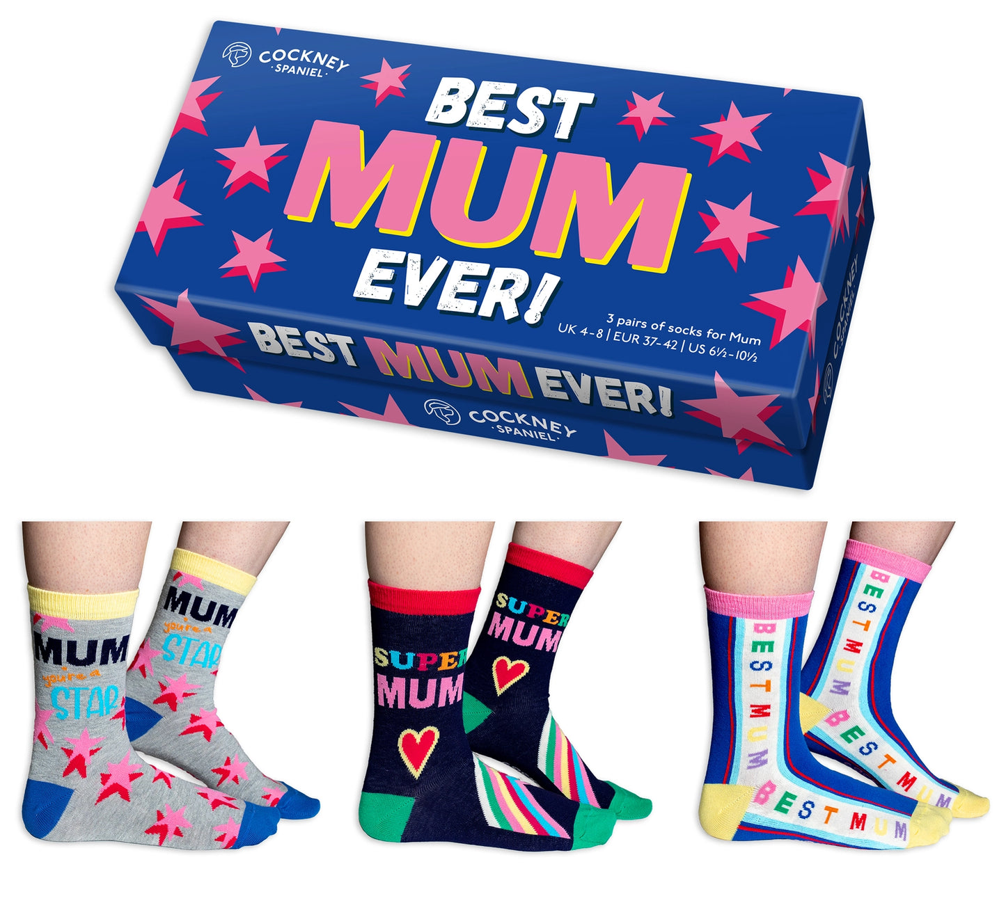 Best Mum Ever Boxed Socks