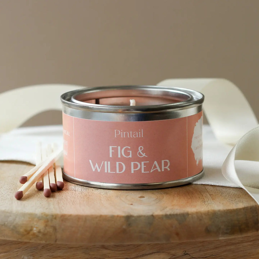 Pintail Paint Pot Candle Tin | Fig & Wild Pear