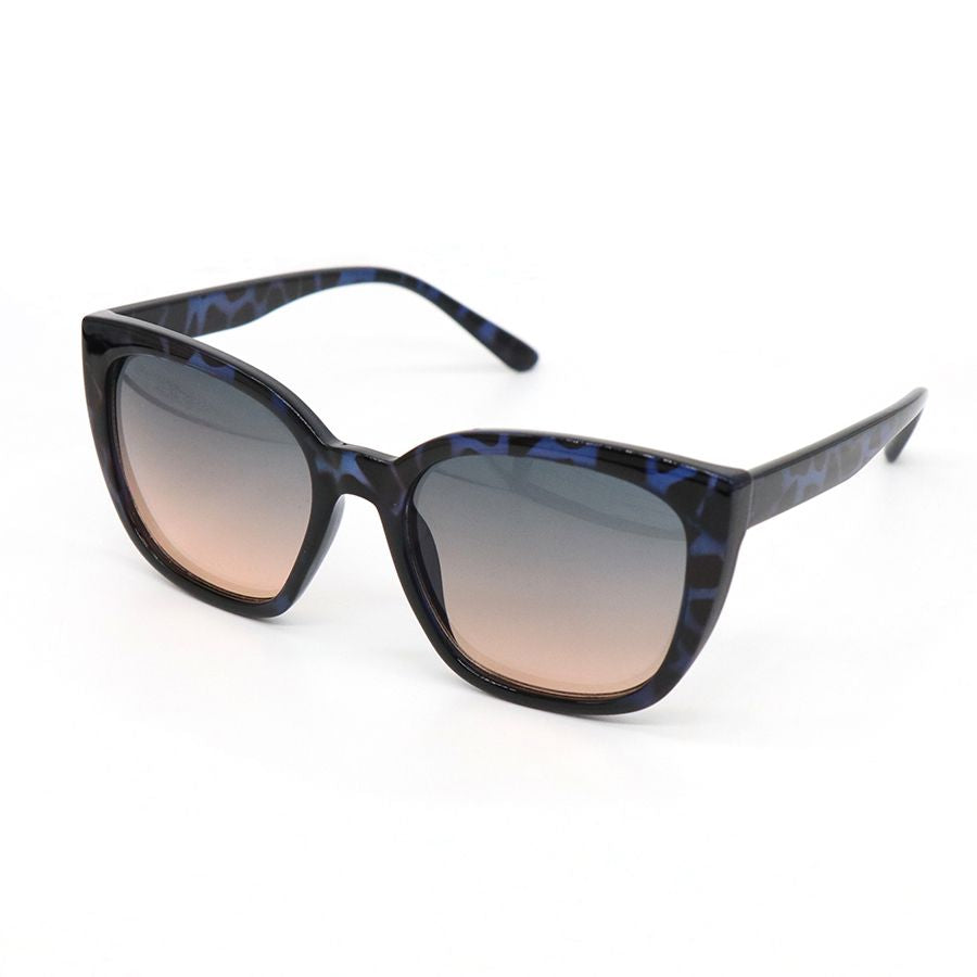 Recycled Tortoiseshell Sunglasses In Blue & Black