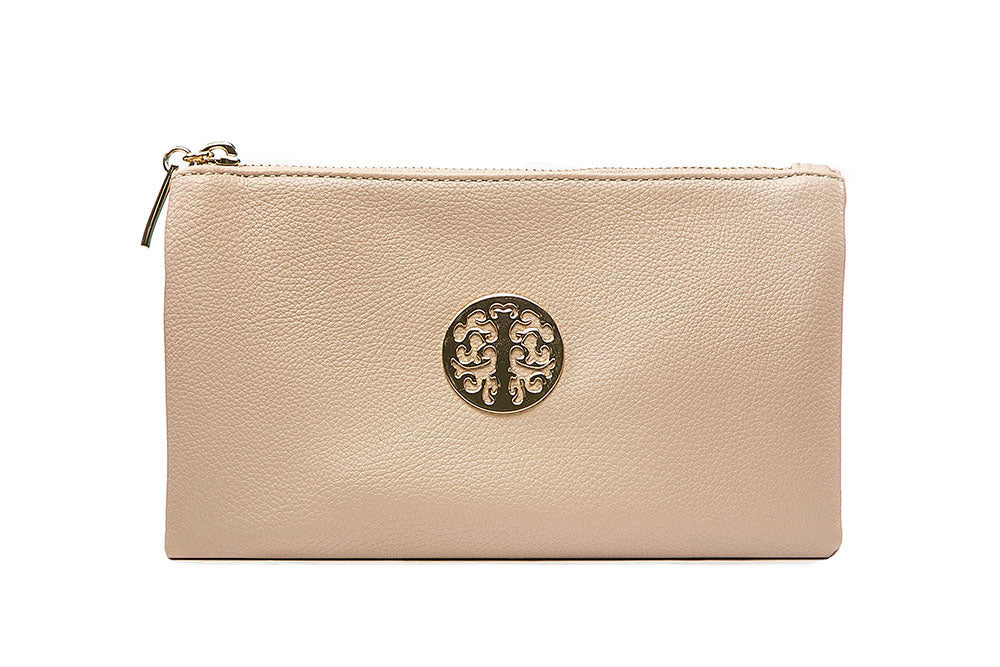 Motif 2 in 1 Clutch / Crossbody Bag