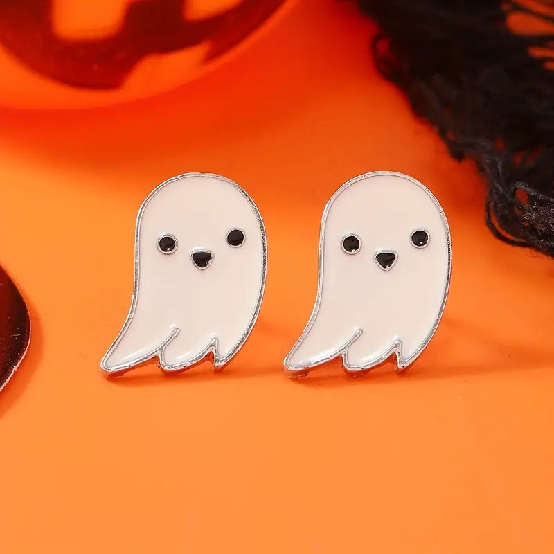 Halloween Ghost Studs