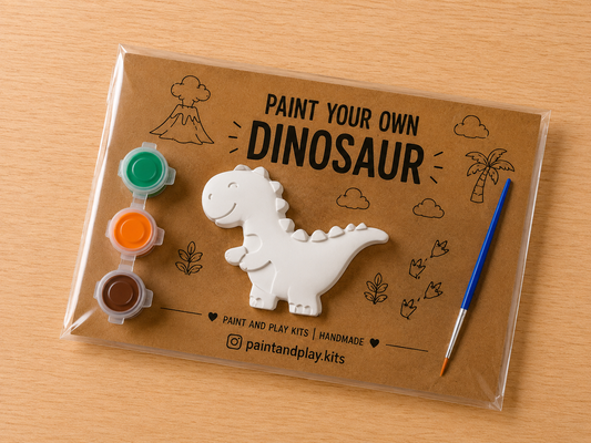 Handmade Plaster Dinosaur Painting Kit