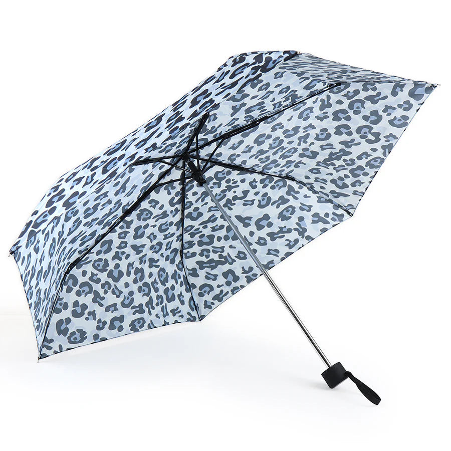 Blue Animal Print Recycled Umbrella
