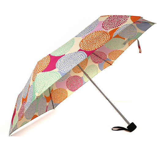 Recycled Circle Dot Print Umbrella