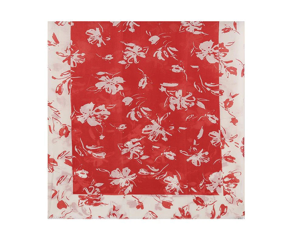 Red Bloom Scarf