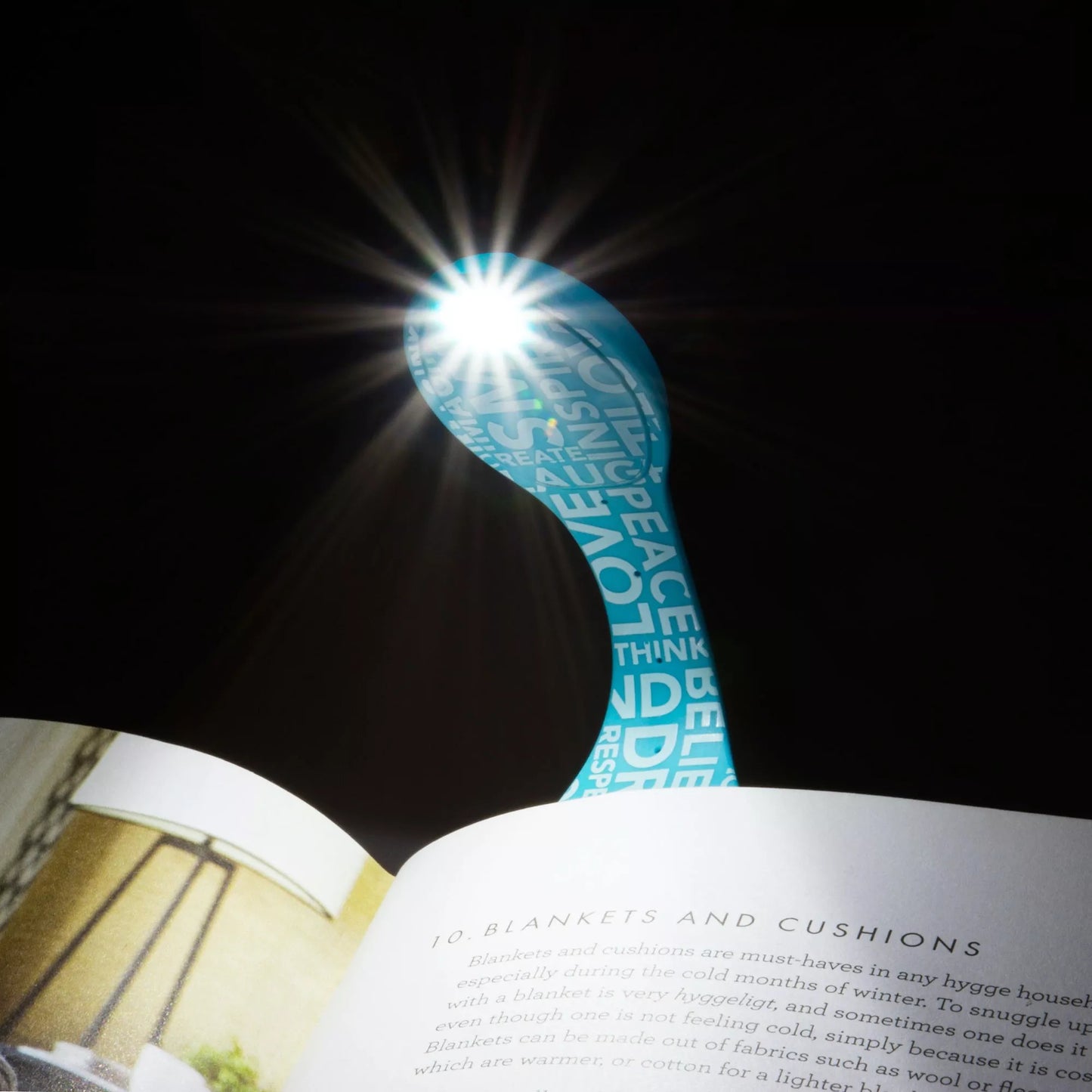 Flexilight LED Book Light / Bookmark | Pink Flower