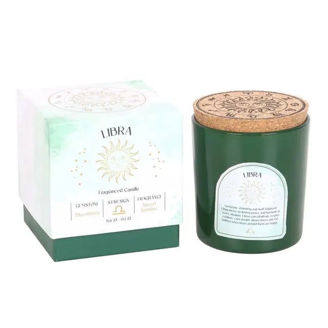 GEMSTONE ZODIAC CANDLE | LIBRA SWEET JASMINE