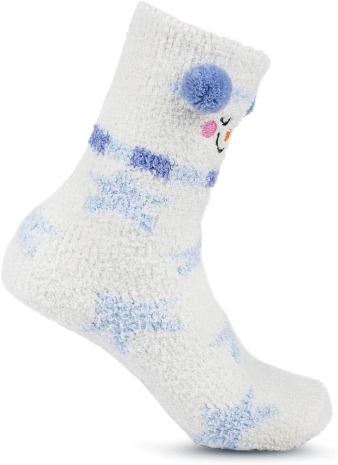 Totes Novelty Ladies Snowman Socks