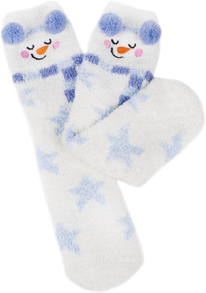 Totes Novelty Ladies Snowman Socks